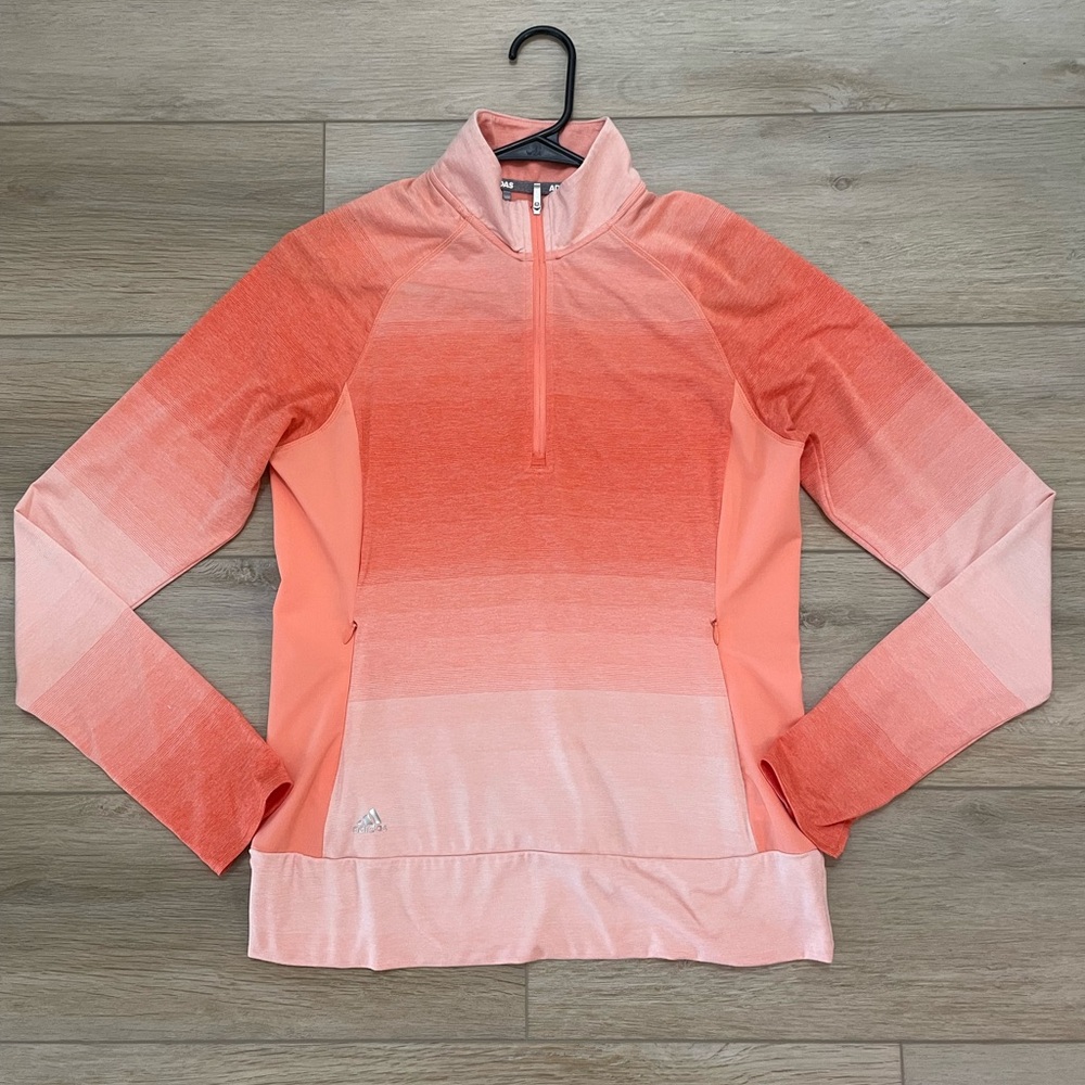 Adidas golf Women's Ombre Half-Zip Pullover size small